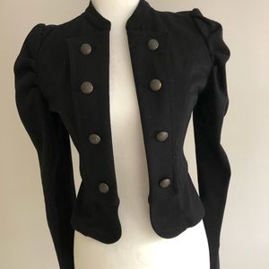 Metropark Jackets & Coats - Puff Shoulder Military Blazer Metropark Jackets & Coats - Puff Shoulder Military Blazer
